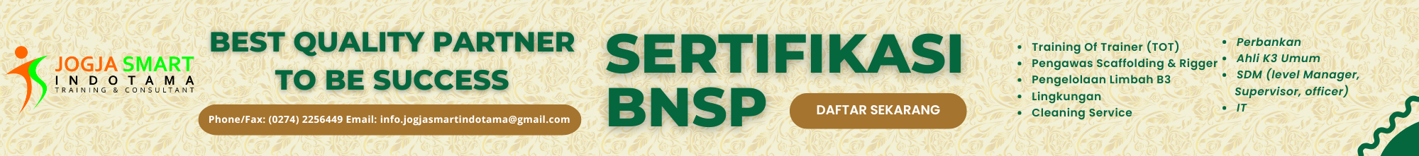 “Best Quality Partner To Be Success”