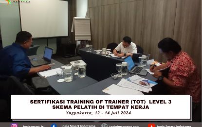 Sertifikasi TOT BNSP KKNI INSTRUKTUR LEVEL 3
