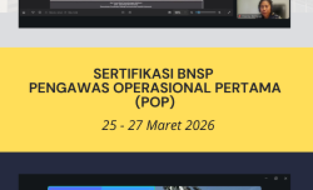 Sertifikasi BNSP Pengawas Operasional Pertama (POP)
